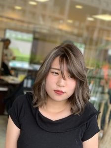 福岡県春日市 美容室 ART of hair アートオブヘアー 外国人風ハイライト