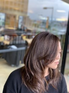 福岡県春日市 美容室 ART of hair アートオブヘアー 外国人風ハイライト + オージュア
