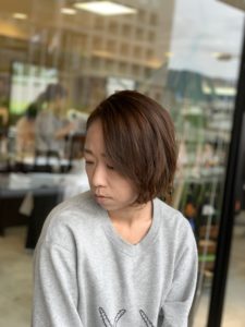 福岡県春日市 美容室 ART of hair アートオブヘアー スラットストレート + スーパーデジタルパーマ