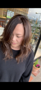 福岡県春日市 美容室 ART of hair アートオブヘアー 外国人風ハイライト + オージュア