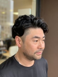 福岡県春日市 美容室 ART of hair アートオブヘアー ツーブロック + クリニックケアパーマ