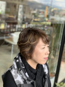 福岡県春日市 美容室 ART of hair アートオブヘアー 大人の外国人風ハイライト