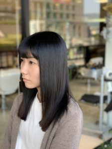 福岡県春日市 美容室 ART of hair アートオブヘアー スラットストレート + オージュア