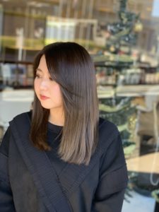 福岡県春日市 美容室 ART of hair アートオブヘアー 外国人風デザインカラー