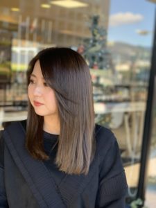 福岡県春日市 美容室 ART of hair アートオブヘアー 外国人風デザインカラー