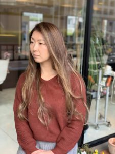 福岡県春日市 美容室 ART of hair アートオブヘアー オーダーメイド外国人風デザインカラー