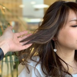 福岡県春日市 美容室 ART of hair アートオブヘアー 外国人風デザインカラー