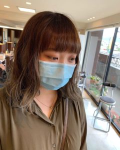 福岡県春日市 美容室 ART of hair アートオブヘアー 外国人風デザインカラー バレイヤージュ