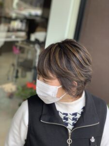 ボブ 白髪 白髪染め グレイヘア グレイカラー メッシュカラー メッシュ gray color gray hair ベースカラー ハイライト カラー トリートメント オージュア 福岡 春日 春日市 大野城 大野城市 筑紫野 筑紫野市 太宰府 太宰府市 美容室 美容院 ヘアサロン ARTofhair ART of hair アートオブヘアー アートオブヘア