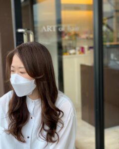 ロング 髪型 パーマ 低温度デジタルパーマ デジタルパーマ オージュア Aujua 春日市美容室 福岡美容室 大野城美容室 福岡 南福岡 春日 春日市 大野城 大野城市 筑紫野 筑紫野市 太宰府 市 美容室 美容院 ヘアサロン ARTofhair ART of hair アートオブヘアー アートオブヘア 春日市縮毛矯正 春日市パーマ parm