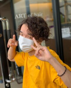 メンズ パーマ クリニックケアパーマ カット 髪質改善 トリートメント 髪質改善トリートメント 外国人風ハイライト ハイライト 福岡 春日 春日市 大野城 大野城市 筑紫野 筑紫野市 太宰府 太宰府市 美容室 美容院 ヘアサロン ARTofhair ART of hair アートオブヘアー アートオブヘア