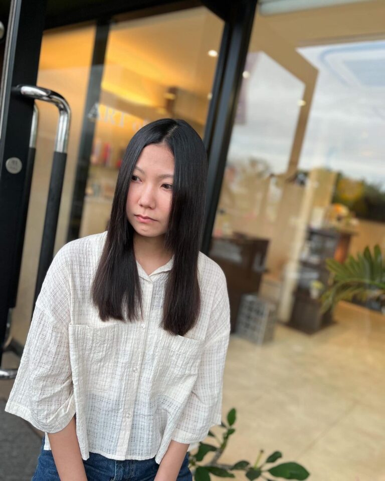 酸性ストレート ロングヘア Aujua 福岡美容室 美容室 美容院 女性 髪型 ヘアサロン ARTofhair ART of hair アートオブヘアー アートオブヘア