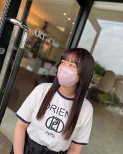 ヘアカラー ショコラピンク エノグ ENOG ロングヘア 女性 福岡 春日 春日市 大野城 大野城市 筑紫野 筑紫野市 太宰府 太宰府市 美容室 美容院 ヘアサロン ARTofhair ART of hair アートオブヘアー アートオブヘア 近くの美容室