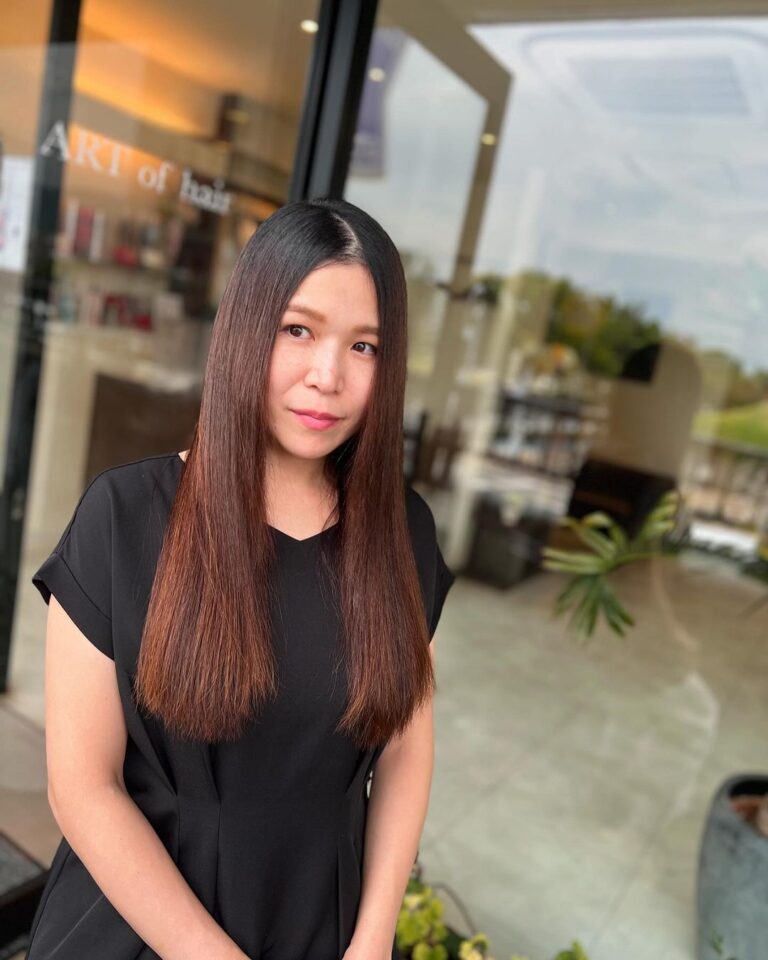 酸性ストレート ロングヘア 福岡美容室 美容室 美容院 女性 髪型 ヘアサロン ARTofhair ART of hair アートオブヘアー アートオブヘア