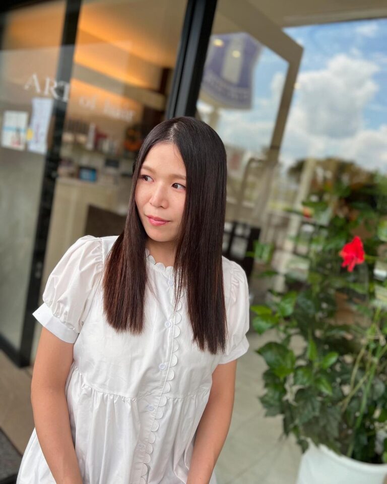 酸性ストレート セミロングヘア 福岡美容室 美容室 美容院 女性 髪型 ヘアサロン ARTofhair ART of hair アートオブヘアー アートオブヘア