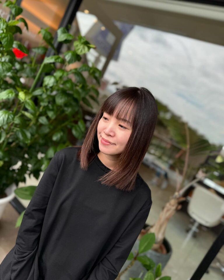 酸性ストレート ミディアム 福岡美容室 美容室 美容院 女性 髪型 ヘアサロン ARTofhair ART of hair アートオブヘアー アートオブヘア