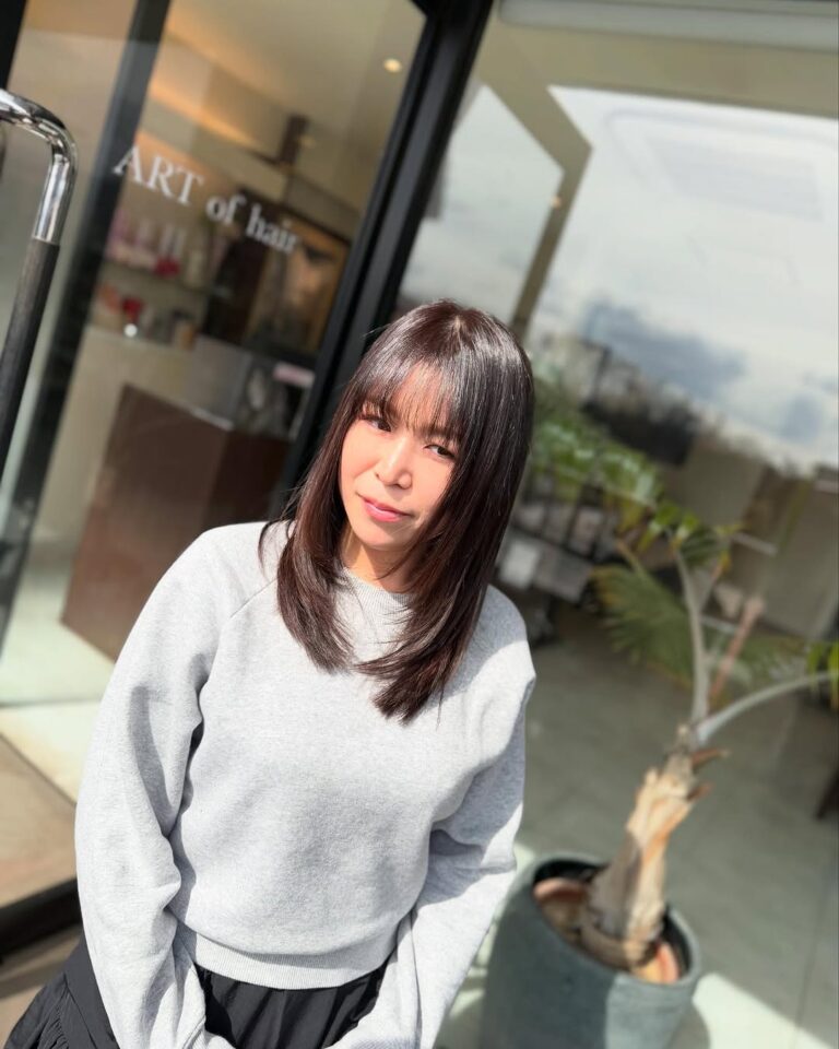 フェイスレイヤー ヘアカラー エノグ ENOG セミロングヘア 女性 福岡 春日 春日市 大野城 大野城市 筑紫野 筑紫野市 太宰府 太宰府市 美容室 美容院 ヘアサロン ARTofhair ART of hair アートオブヘアー アートオブヘア 近くの美容室