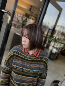 白髪ぼかし ハイライト コントラストハイライト 福岡白髪ぼかし 春日市白髪ぼかし 大野城市白髪ぼかし 春日市美容室 春日美容室 女性 白髪染め グレイヘアー グレイカラー 白髪 人気の美容室 近くの美容室 美容室 美容院 ART of hair アートオブヘアー Aujua トリートメント