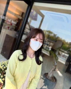 コテ巻き風 デジタルパーマ パーマ 女性 髪型 セミロングヘア 春日市美容室 福岡美容室 大野城美容室 福岡 南福岡 春日 春日市 大野城 大野城市 筑紫野 筑紫野市 美容室 美容院 ヘアサロン ARTofhair ART of hair アートオブヘアー アートオブヘア 春日市パーマ