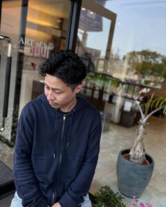 フェザーパーマ メンズ パーマ 春日市美容室 福岡美容室 大野城美容室 福岡 南福岡 春日 春日市 大野城 大野城市 筑紫野 筑紫野市 太宰府 市 美容室 美容院 ヘアサロン ARTofhair ART of hair アートオブヘアー アートオブヘア 春日市美容室メンズ 春日市美容室メンズパーマ