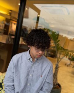 ハードスパイラルパーマ パーマ メンズ 福岡 南福岡 春日 春日市 大野城 大野城市 筑紫野市 太宰府市 美容室 美容院 ヘアサロン ARTofhair ART of hair アートオブヘアー アートオブヘア 春日市美容室 大野城市美容室 近くの美容室