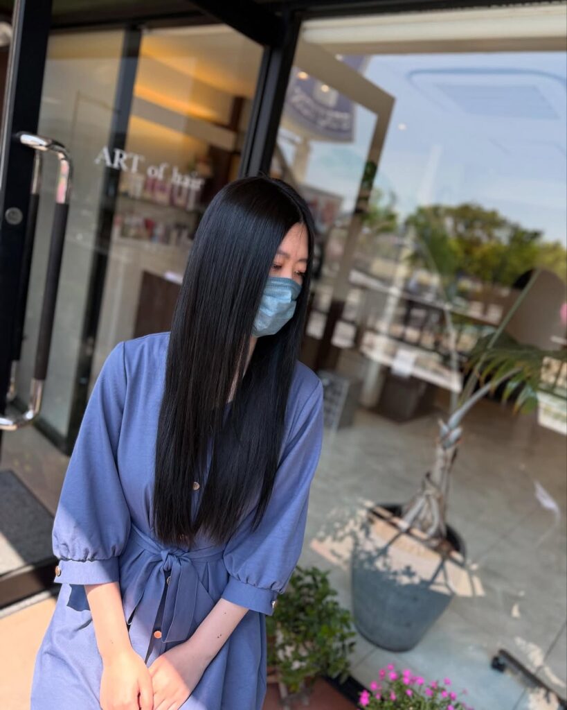 スーパーロング 酸性ストレート 福岡美容室 春日市美容室 大野城市美容室 春日 大野城 美容室 美容院 女性 髪型 ヘアサロン ARTofhair ART of hair アートオブヘアー アートオブヘア