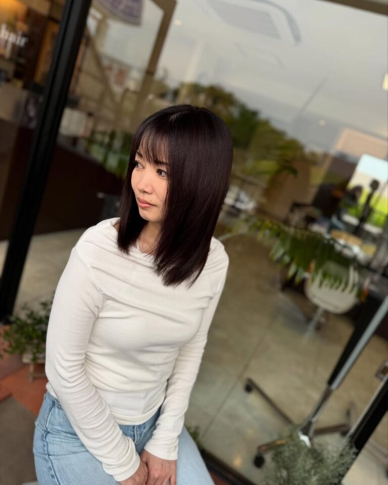 ヘアカラー エノグ ENOG セミロングヘア 女性 福岡 春日 春日市 大野城 大野城市 筑紫野 筑紫野市 太宰府 太宰府市 美容室 美容院 ヘアサロン ARTofhair ART of hair アートオブヘアー アートオブヘア 近くの美容室