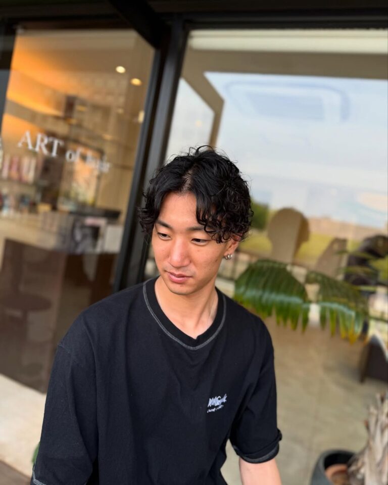 グランジパーマ パーマ メンズ 春日メンズ美容室 福岡メンズ美容室 大野城メンズ美容室 春日市美容室 メンズ美容室 美容室 美容院 ヘアサロン ARTofhair ART of hair アートオブヘアー アートオブヘア