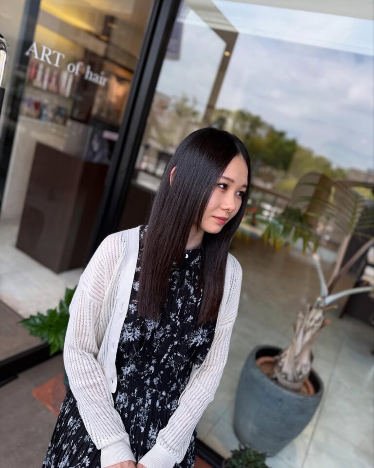 酸性ストレート 髪質改善トリートメント ロングヘア 福岡美容室 美容室 美容院 女性 髪型 ヘアサロン ARTofhair ART of hair アートオブヘアー アートオブヘア