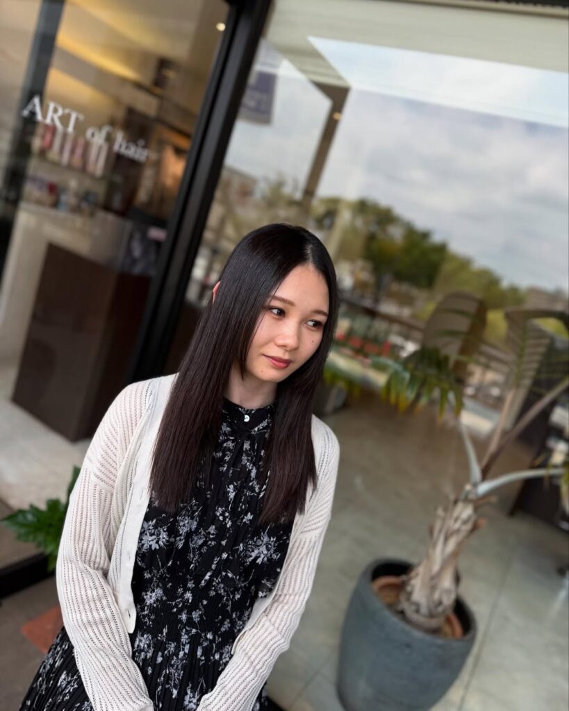 酸性ストレート 髪質改善トリートメント ロングヘア 福岡美容室 美容室 美容院 女性 髪型 ヘアサロン ARTofhair ART of hair アートオブヘアー アートオブヘア