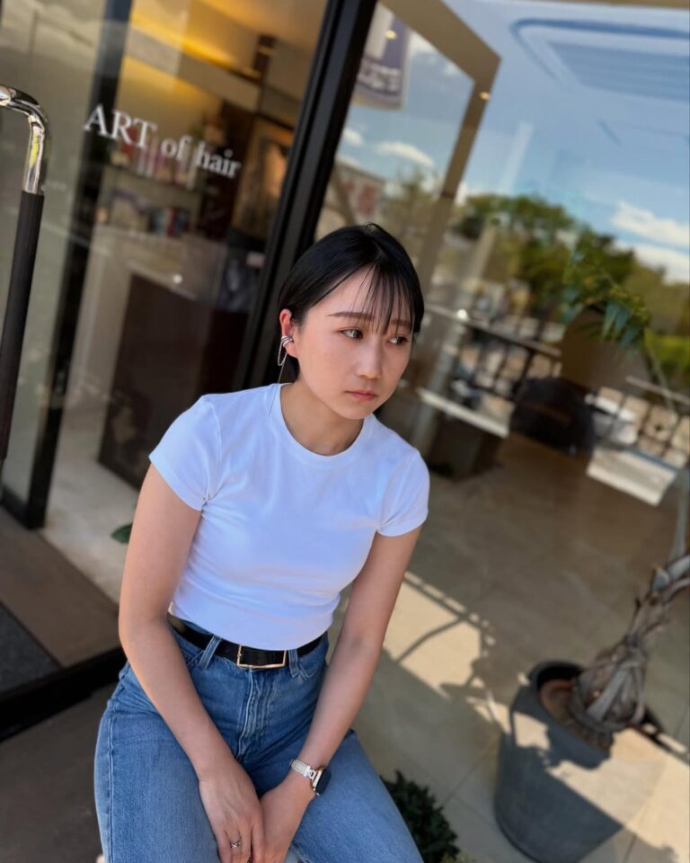 ミニボブ ヘアカラー エノグ ENOG 女性 福岡 春日 春日市 大野城 大野城市 筑紫野 筑紫野市 太宰府 太宰府市 美容室 美容院 ヘアサロン ARTofhair ART of hair アートオブヘアー アートオブヘア 近くの美容室