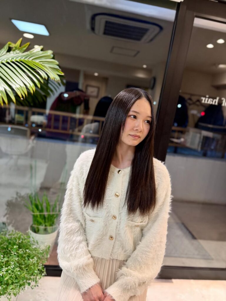 酸性ストレート 髪質改善トリートメント ロングヘア 福岡美容室 美容室 美容院 女性 髪型 ヘアサロン ARTofhair ART of hair アートオブヘアー アートオブヘア