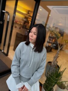 酸性ストレート 髪質改善トリートメント ミディアムヘア 福岡美容室 美容室 美容院 女性 髪型 ヘアサロン ARTofhair ART of hair アートオブヘアー アートオブヘア