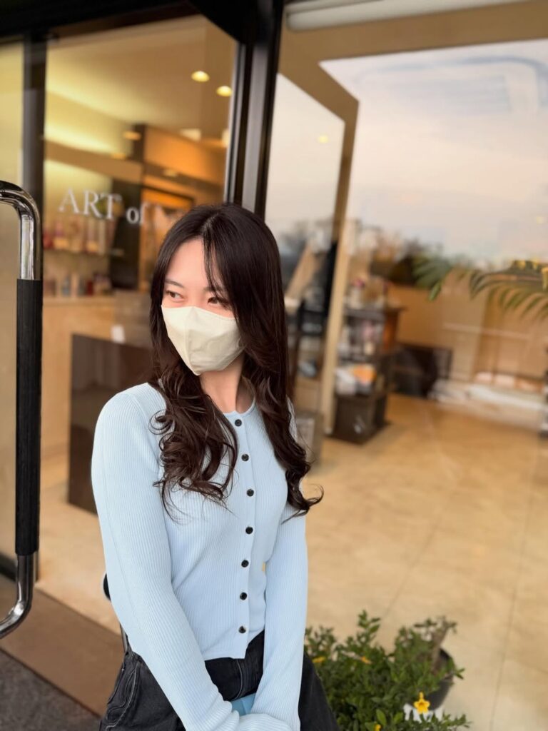 コテ巻き風 デジタルパーマ パーマ 女性 髪型 セミロングヘア 春日市美容室 福岡美容室 大野城美容室 福岡 南福岡 春日 春日市 大野城 大野城市 筑紫野 筑紫野市 美容室 美容院 ヘアサロン ARTofhair ART of hair アートオブヘアー アートオブヘア 春日市パーマ