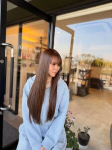 ブリーチなし ダブルカラー milbon ミルボン ヘアカラー スーパーロングヘア 女性 福岡 春日 春日市 大野城 大野城市 筑紫野 筑紫野市 太宰府 太宰府市 美容室 美容院 ヘアサロン ARTofhair ART of hair アートオブヘアー アートオブヘア 近くの美容室