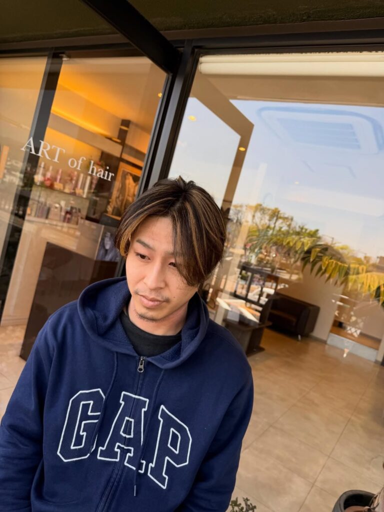 コントラストハイライト 外国人風 メンズ ヘアカラー ショートヘア ケアブリーチ 福岡 春日 春日市 大野城 大野城市 筑紫野 筑紫野市 太宰府 太宰府市 美容室 美容院 ヘアサロン ARTofhair ART of hair アートオブヘアー アートオブヘア 春日市美容室 春日市カラー 春日市ケアブリーチ 福岡ケアブリーチ 福岡美容室 福岡ヘアカラー 春日市ヘアカラー 大野城市ヘアカラー