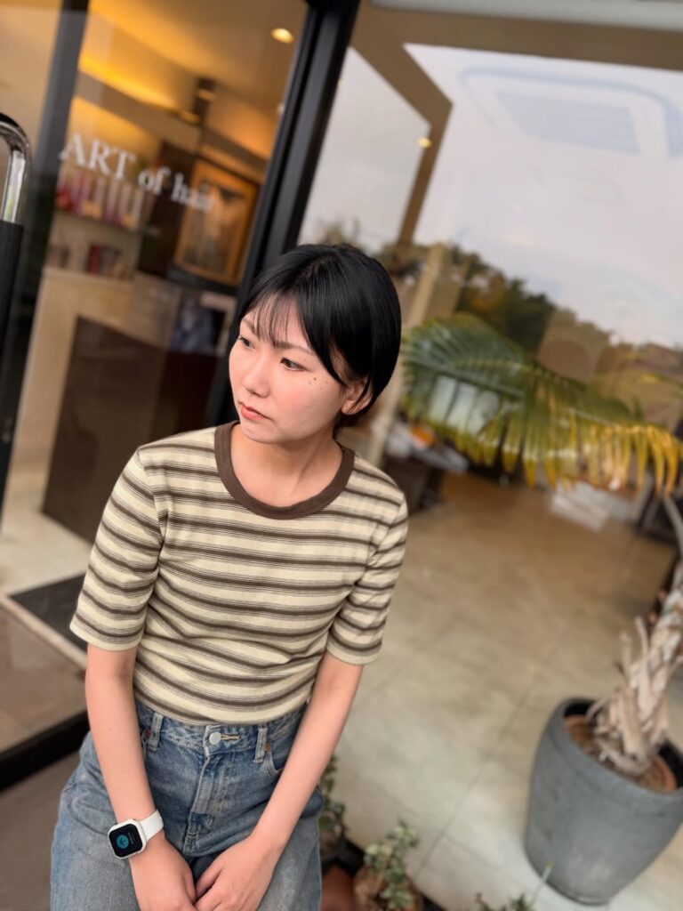 ミニボブ ミニボブレイヤー 小顔ショート ショートヘア 酸性ストレート 女性 福岡 春日 春日市 大野城 大野城市 筑紫野 筑紫野市 太宰府 太宰府市 美容室 美容院 ヘアサロン ARTofhair ART of hair アートオブヘアー アートオブヘア 近くの美容室