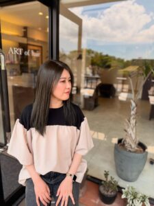 ノンブリーチダブルカラー ブリーチなし ダブルカラー milbon ミルボン ヘアカラー セミロングムヘア 女性 福岡 春日 春日市 大野城 大野城市 筑紫野 筑紫野市 太宰府 太宰府市 美容室 美容院 ヘアサロン ARTofhair ART of hair アートオブヘアー アートオブヘア 近くの美容室