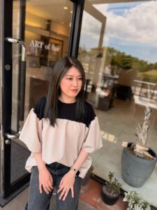 ノンブリーチダブルカラー ブリーチなし ダブルカラー milbon ミルボン ヘアカラー セミロングムヘア 女性 福岡 春日 春日市 大野城 大野城市 筑紫野 筑紫野市 太宰府 太宰府市 美容室 美容院 ヘアサロン ARTofhair ART of hair アートオブヘアー アートオブヘア 近くの美容室