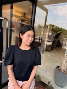酸性ストレート 髪質改善トリートメント ミディアムヘア 福岡美容室 美容室 美容院 女性 髪型 ヘアサロン ARTofhair ART of hair アートオブヘアー アートオブヘア